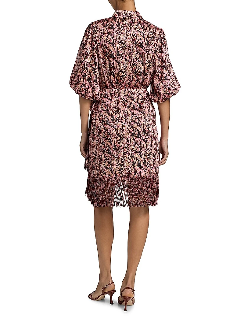 Kember Charming Paisley Knee-Length Dress