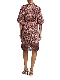 Kember Charming Paisley Knee-Length Dress