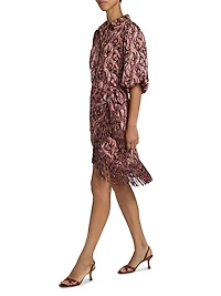Kember Charming Paisley Knee-Length Dress