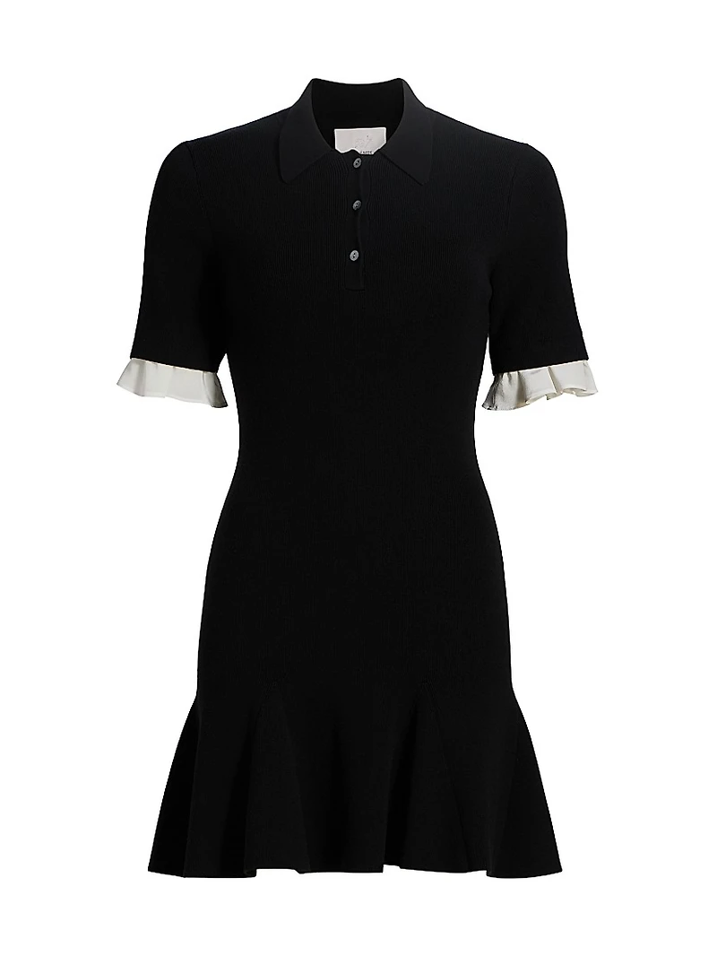 Keaton Knit Polo Minidress