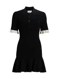 Keaton Knit Polo Minidress