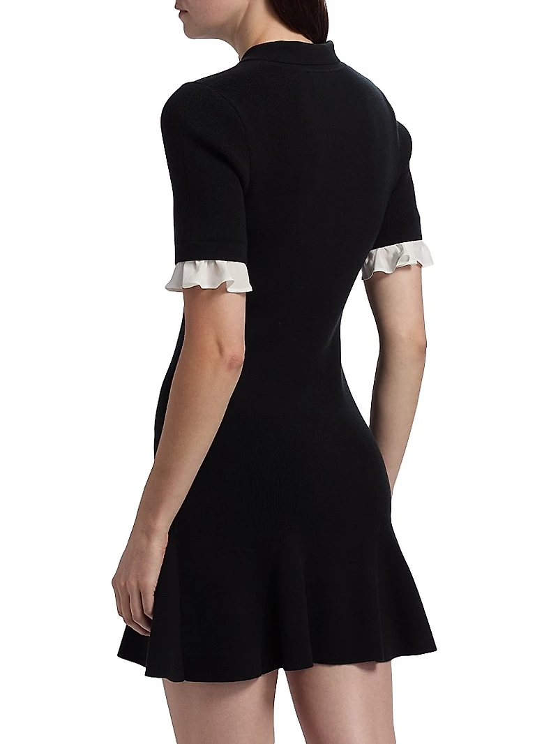 Keaton Knit Polo Minidress