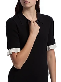 Keaton Knit Polo Minidress