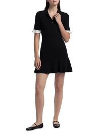 Keaton Knit Polo Minidress