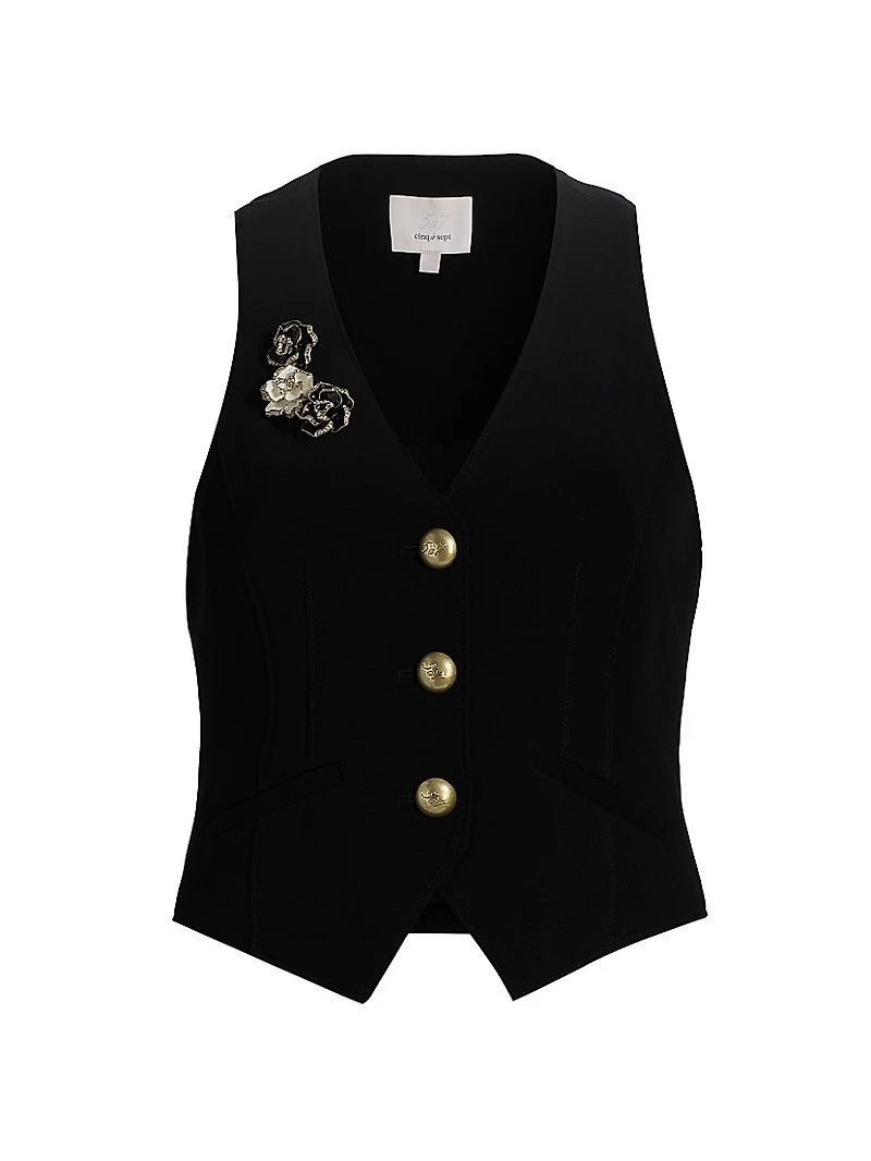 Bane Crepe Vest