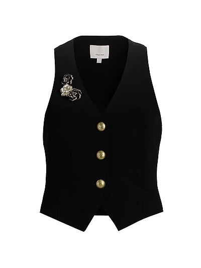 Bane Crepe Vest