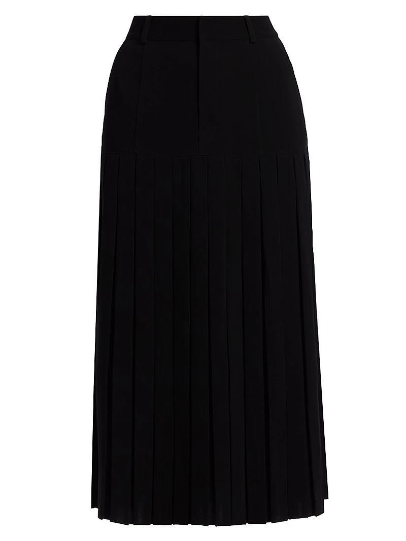 Bane Crepe Midi-Skirt