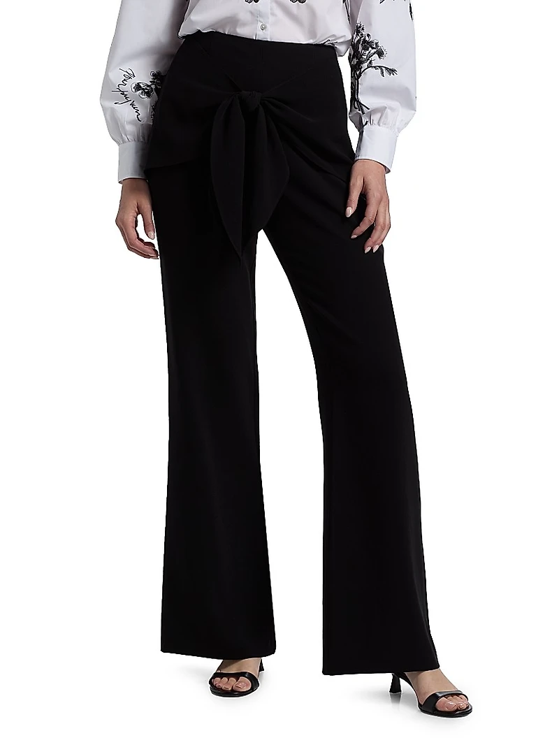 Lilas High-Rise Wide-Leg Pants