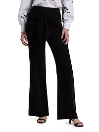 Lilas High-Rise Wide-Leg Pants