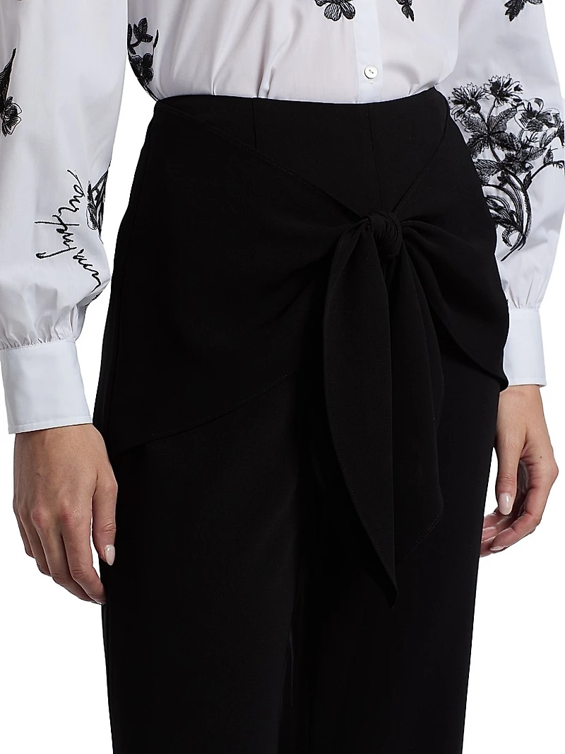 Lilas High-Rise Wide-Leg Pants