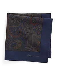 Paisley Silk Pocket Square