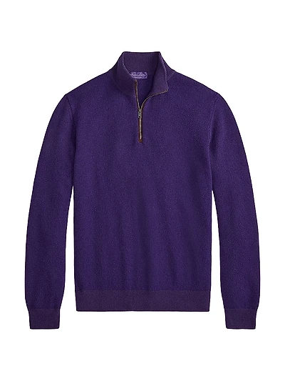 Cashmere Quarter-Zip Sweater