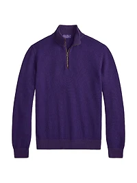 Cashmere Quarter-Zip Sweater