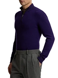 Cashmere Quarter-Zip Sweater
