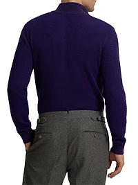 Cashmere Quarter-Zip Sweater