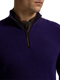 Cashmere Quarter-Zip Sweater