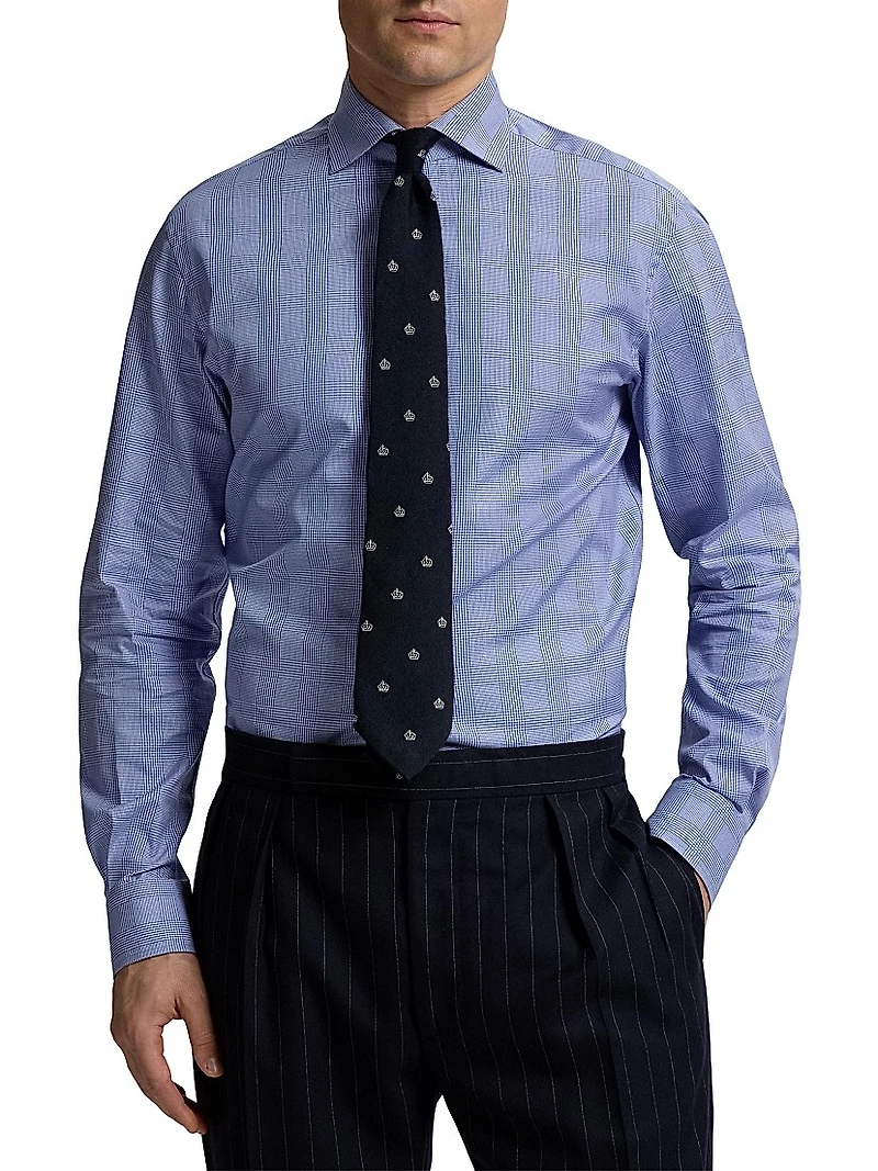 Glen Check Cotton Shirt