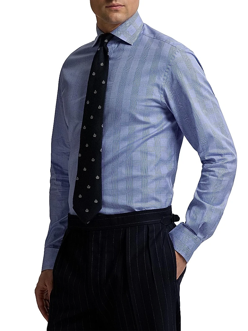 Glen Check Cotton Shirt