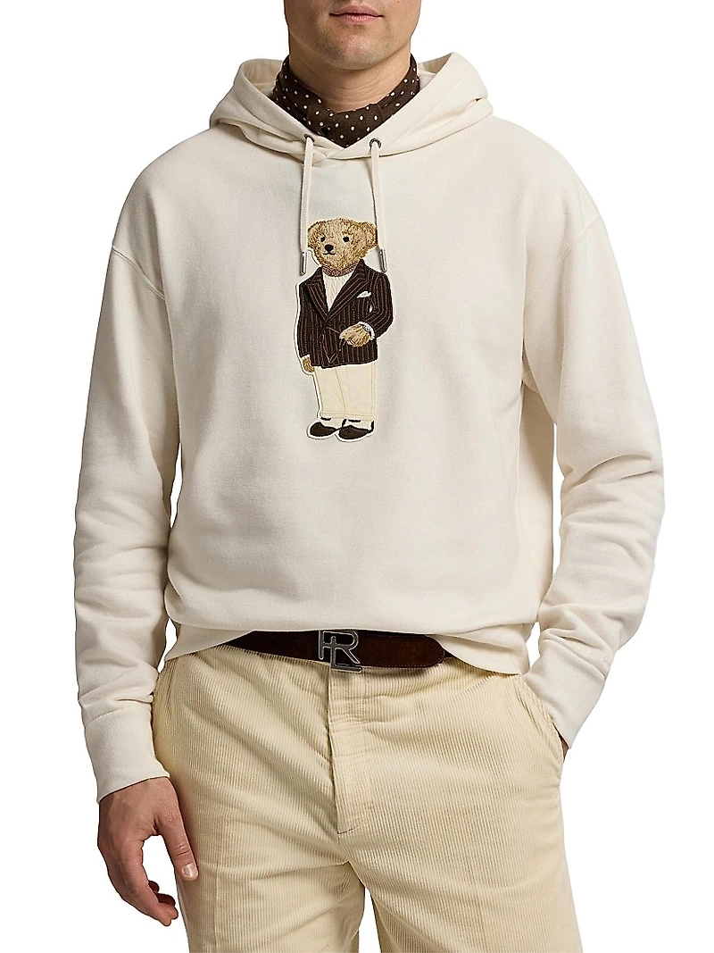 Polo Bear Cotton-Blend Hoodie