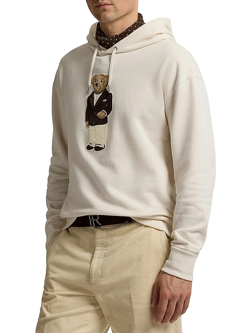 Polo Bear Cotton-Blend Hoodie