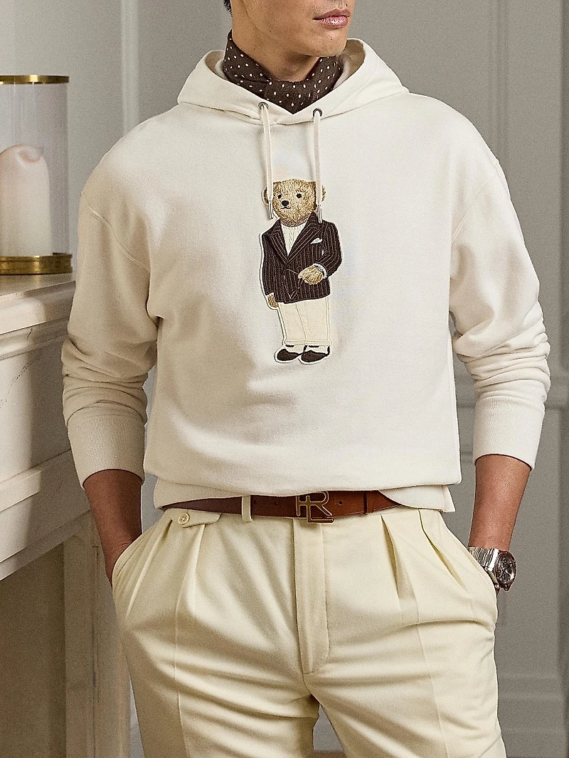 Polo Bear Cotton-Blend Hoodie