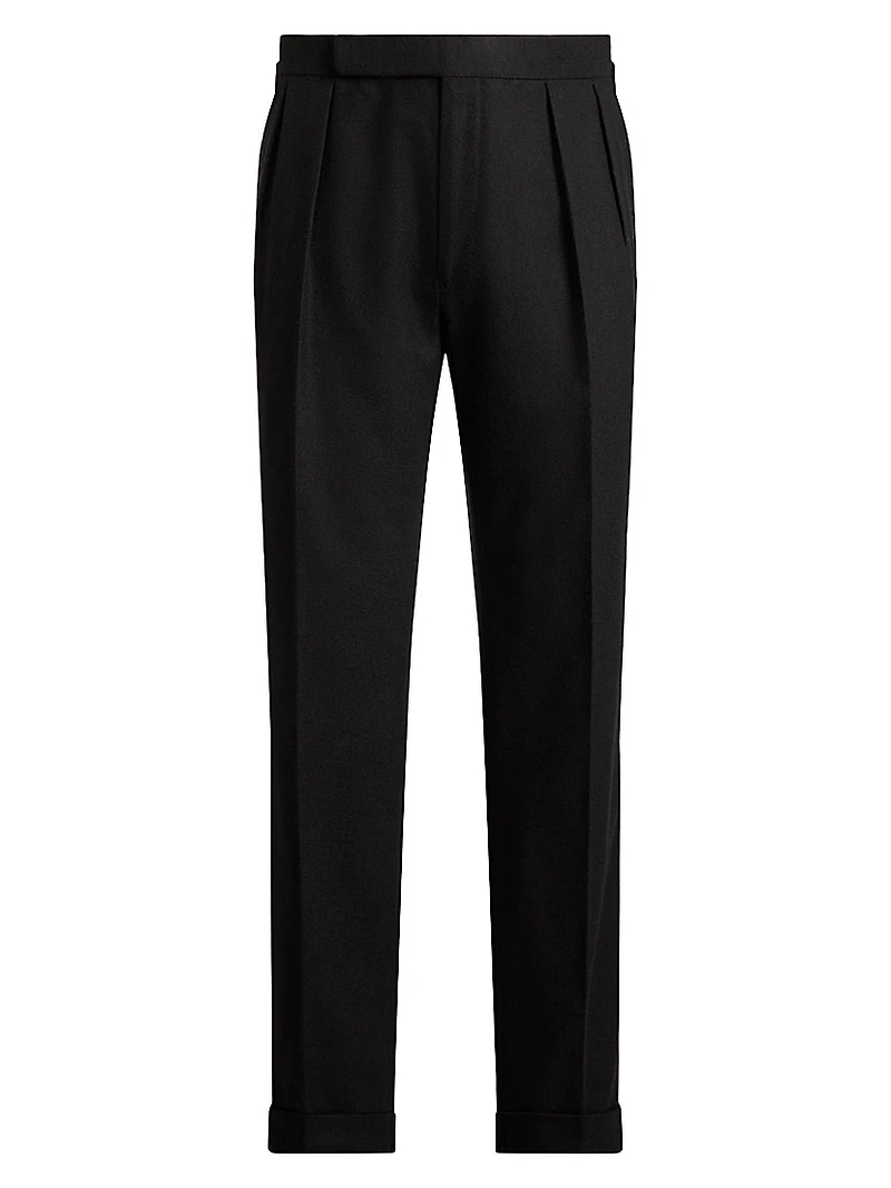 Wool Flannel Trousers