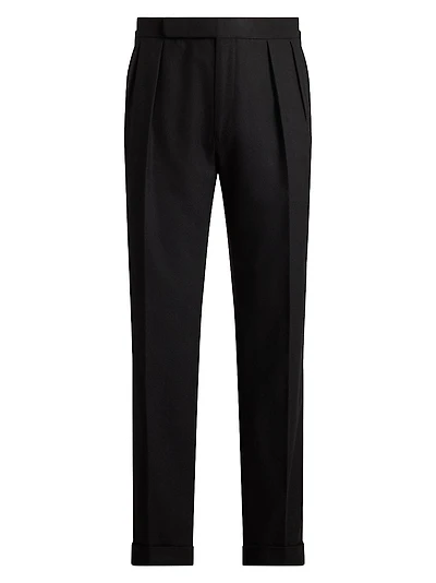 Wool Flannel Trousers