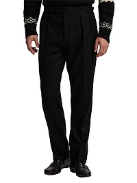 Wool Flannel Trousers