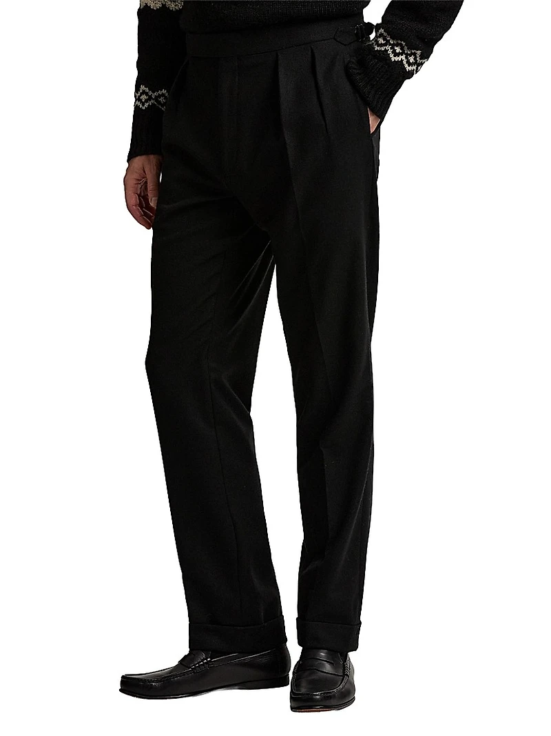 Wool Flannel Trousers