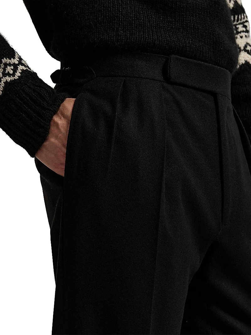 Wool Flannel Trousers