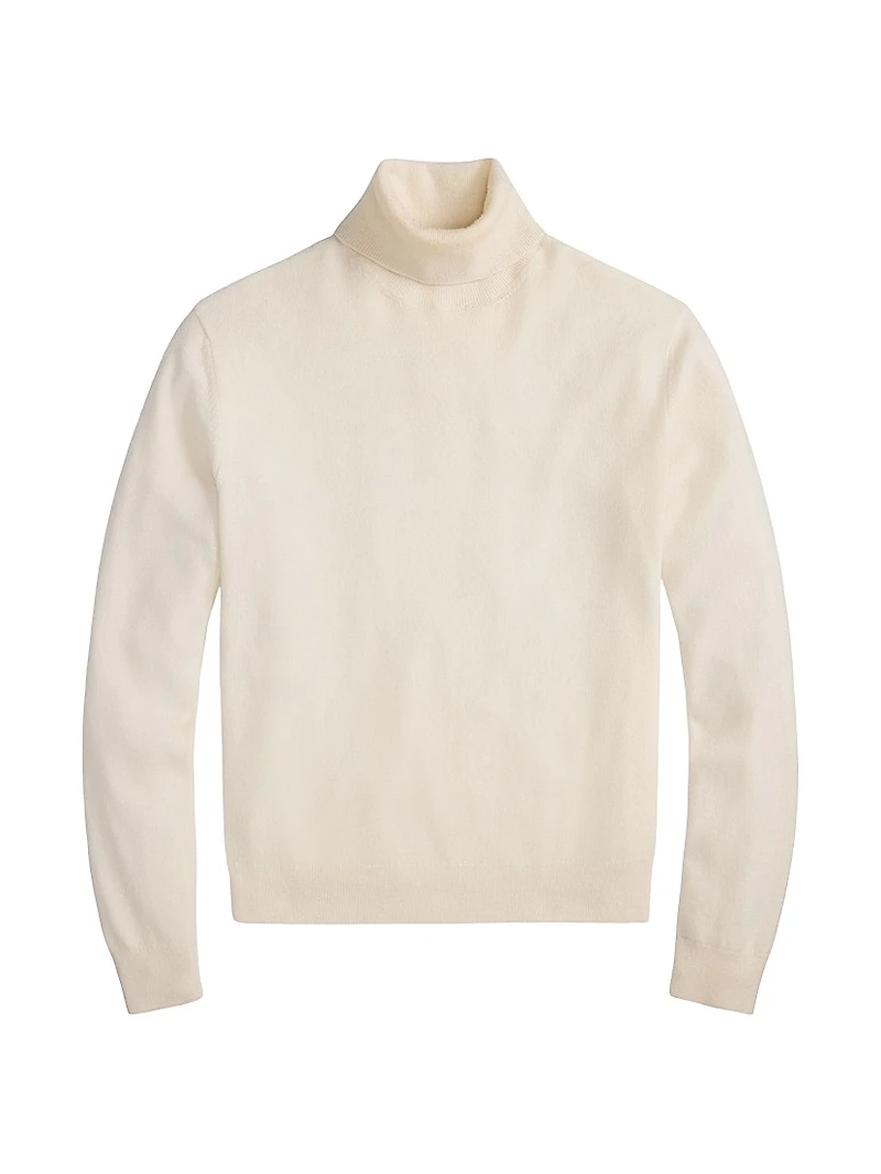 Mock Turtleneck Wool Sweater