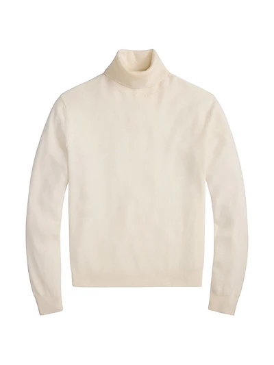 Mock Turtleneck Wool Sweater