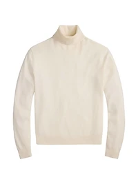 Mock Turtleneck Wool Sweater