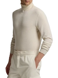Mock Turtleneck Wool Sweater