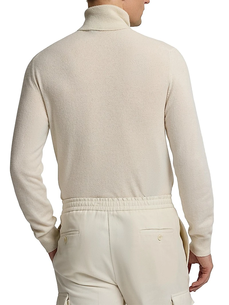 Mock Turtleneck Wool Sweater