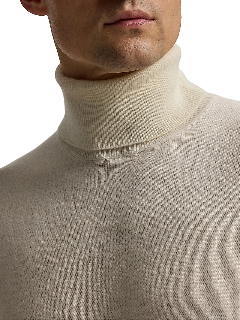 Mock Turtleneck Wool Sweater