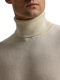 Mock Turtleneck Wool Sweater