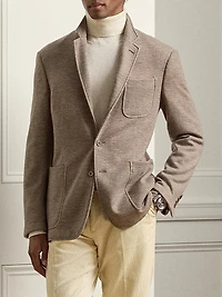 Mock Turtleneck Wool Sweater