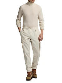 Mock Turtleneck Wool Sweater