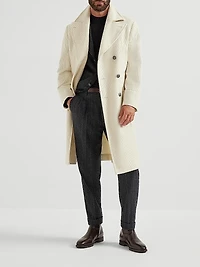 Chalk Stripe Flannel Deconstructed Blazer