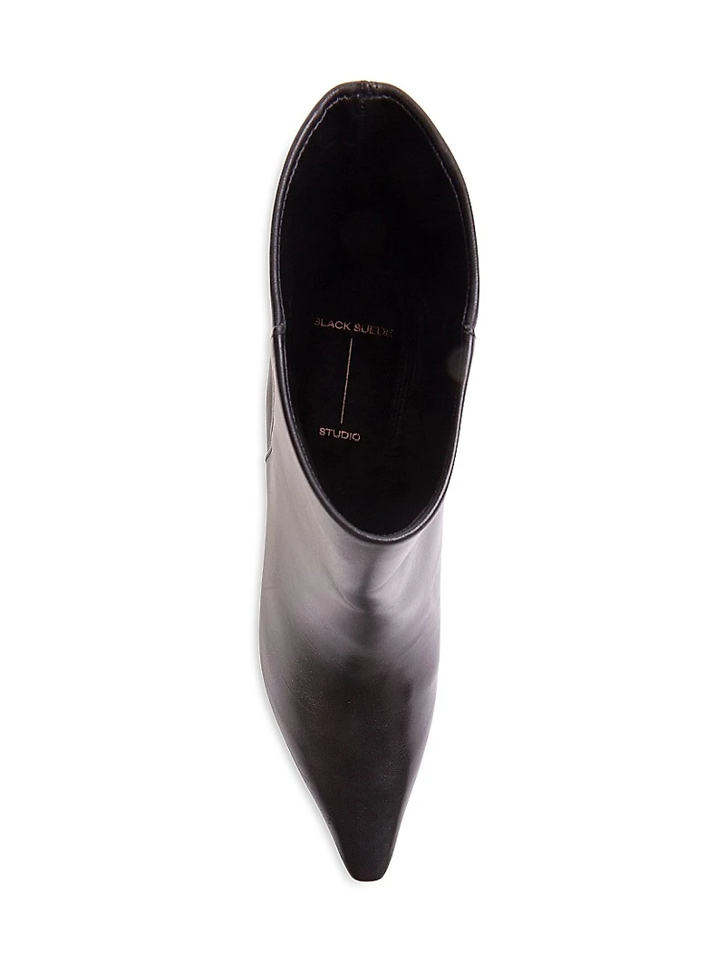 Harlow 50MM Leather Booties