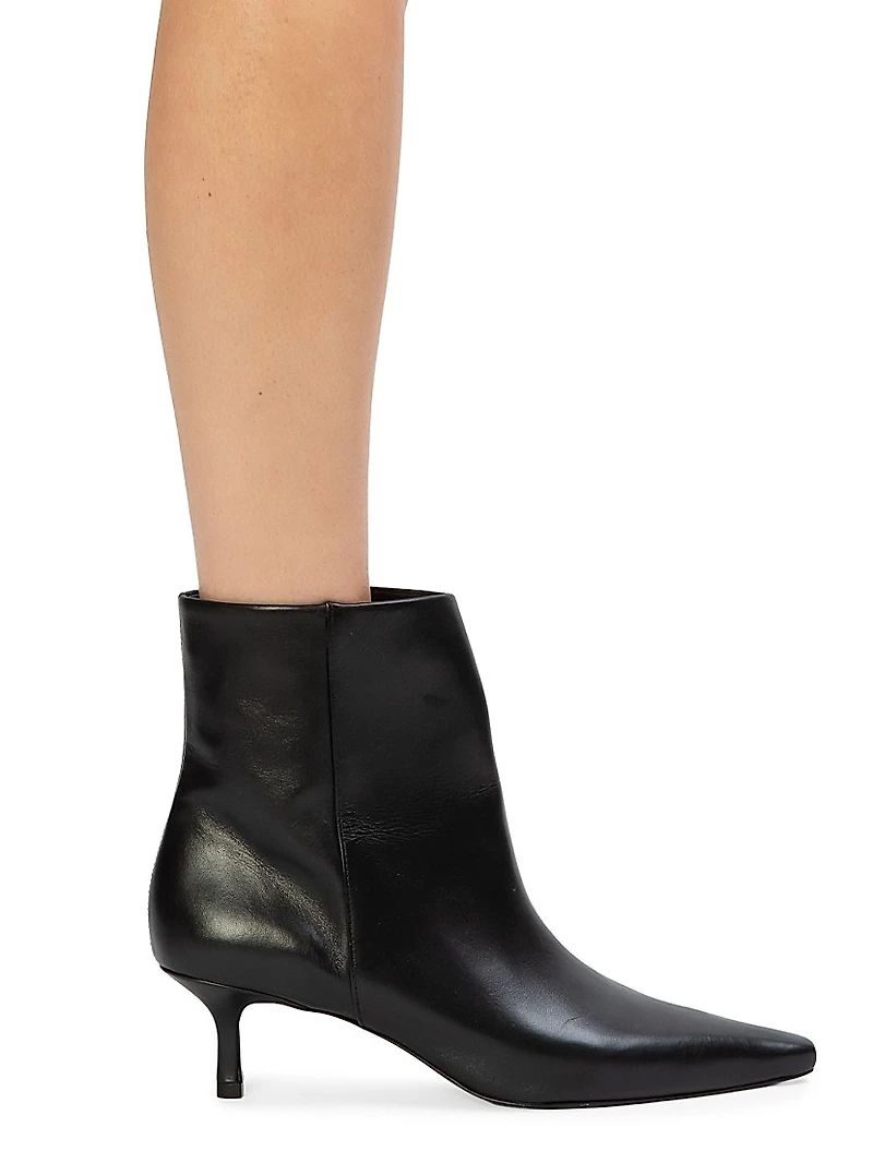 Harlow 50MM Leather Booties