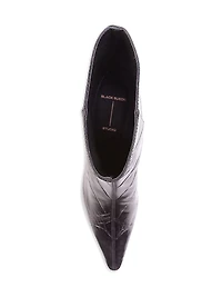Harlow 50MM Croc Embossed Boots
