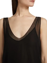 Chiffon Silk Slip Top