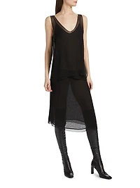 Chiffon Silk Slip Top