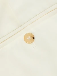 Fluid Wool-Blend Wide Trousers