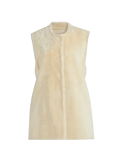 Plush Shearling Vest