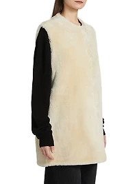 Plush Shearling Vest