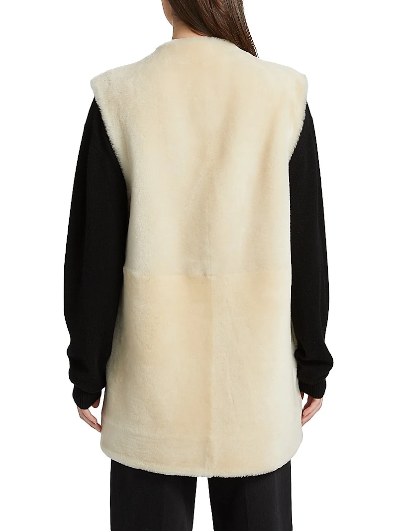 Plush Shearling Vest