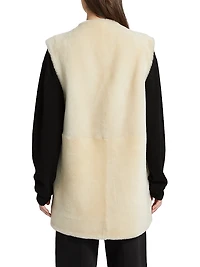 Plush Shearling Vest